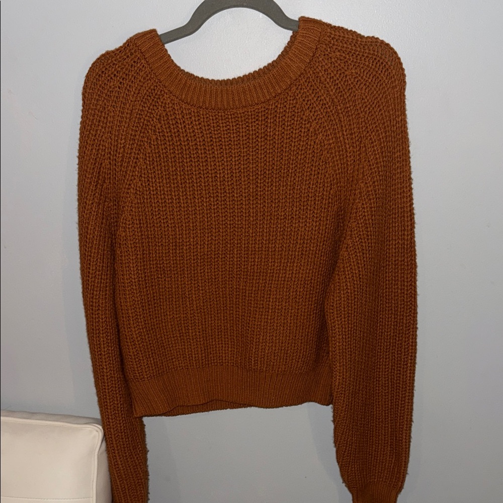 Double Zero Rust Knit Sweater